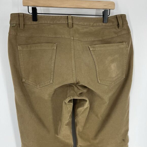 Lululemon ABC Pants Size 34x31 Mens Artifact Brown Utilitech Slim Fit Chino - Picture 5 of 10